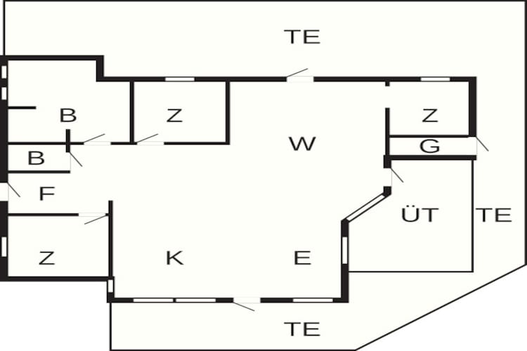 6 persoons vakantie huis in Nordborg-Plattegrond
