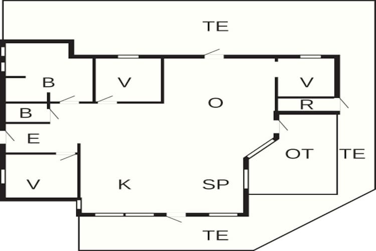 6 persoons vakantie huis in Nordborg-Plattegrond