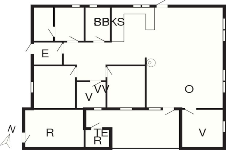 8 persoons vakantie huis in Ringkøbing-Plattegrond