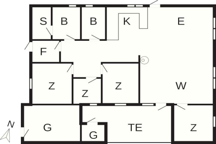 8 persoons vakantie huis in Ringkøbing-Plattegrond