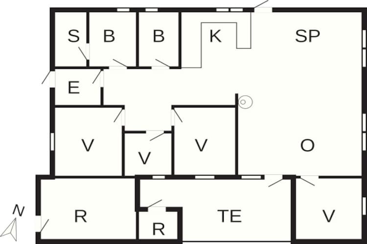 8 persoons vakantie huis in Ringkøbing-Plattegrond