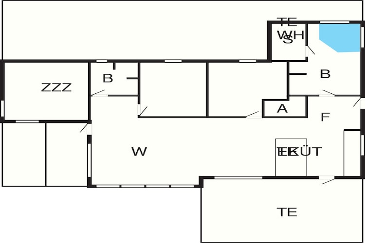 6 persoons vakantie huis in Løkken - Plattegrond