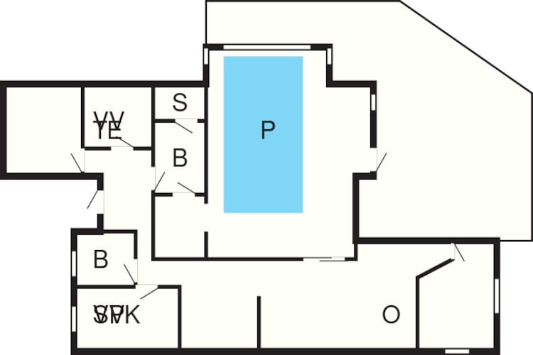 8 persoons vakantie huis in Nexø - Plattegrond