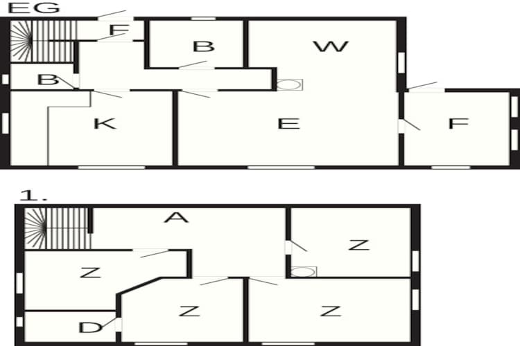 10 Personen Ferienhaus in Stordal - Grundriss