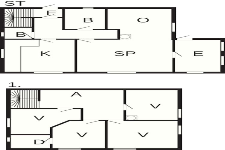10 Personen Ferienhaus in Stordal - Grundriss