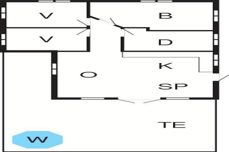 4 persoons vakantie huis in Haderslev-Plattegrond