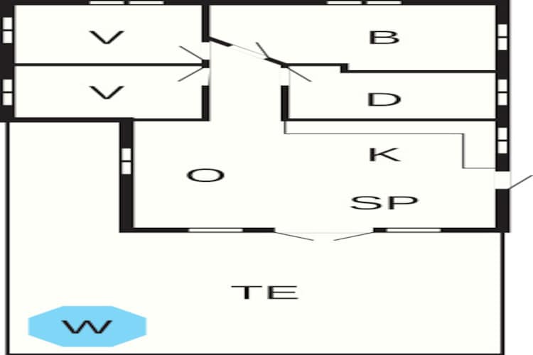 4 persoons vakantie huis in Haderslev-Plattegrond