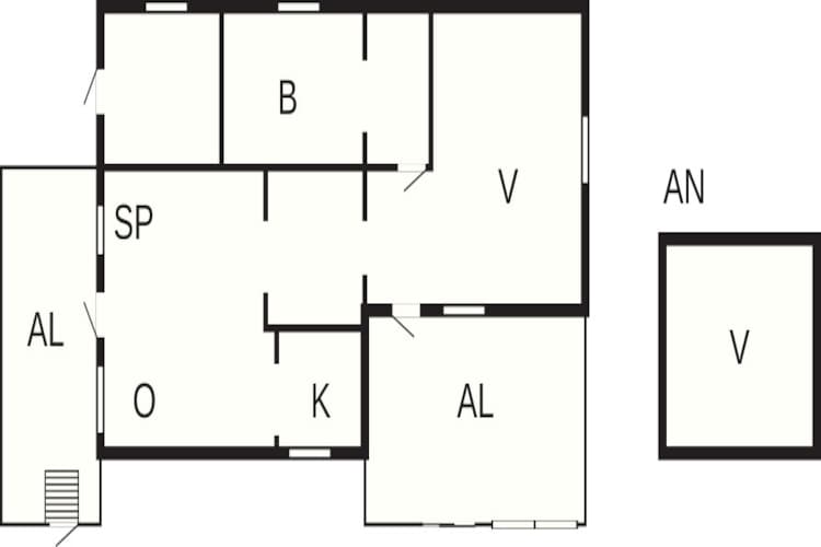 8 persoons vakantie huis in BERGKVARA-Plattegrond