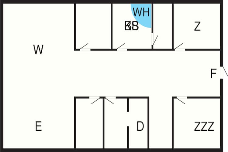 8 persoons vakantie huis in Løkken-Plattegrond