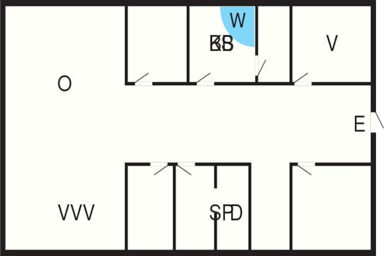 8 persoons vakantie huis in Løkken-Plattegrond