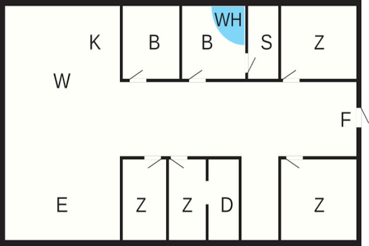 8 persoons vakantie huis in Løkken-Plattegrond