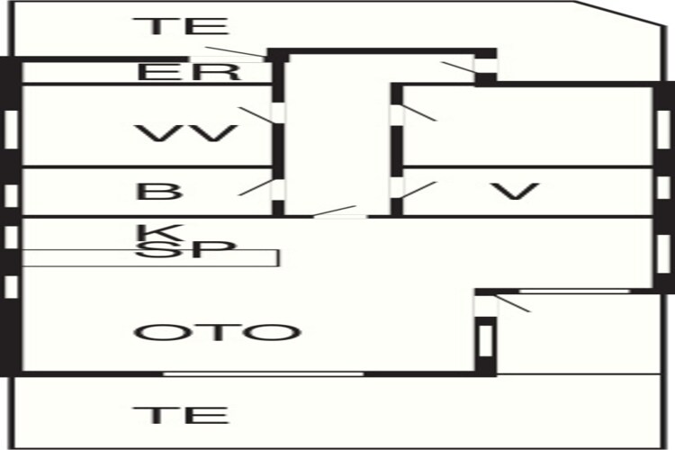 6 persoons vakantie huis in Løkken-Plattegrond