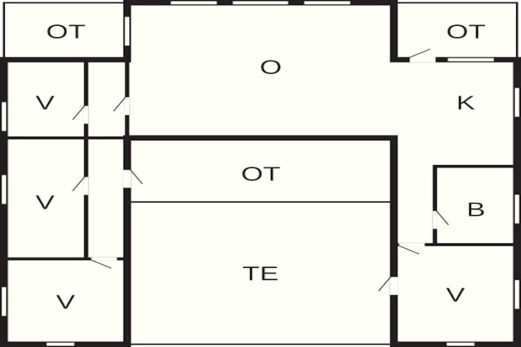 8 persoons vakantie huis in Asnæs-Plattegrond
