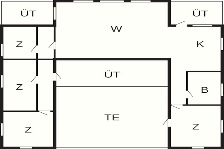 8 persoons vakantie huis in Asnæs-Plattegrond