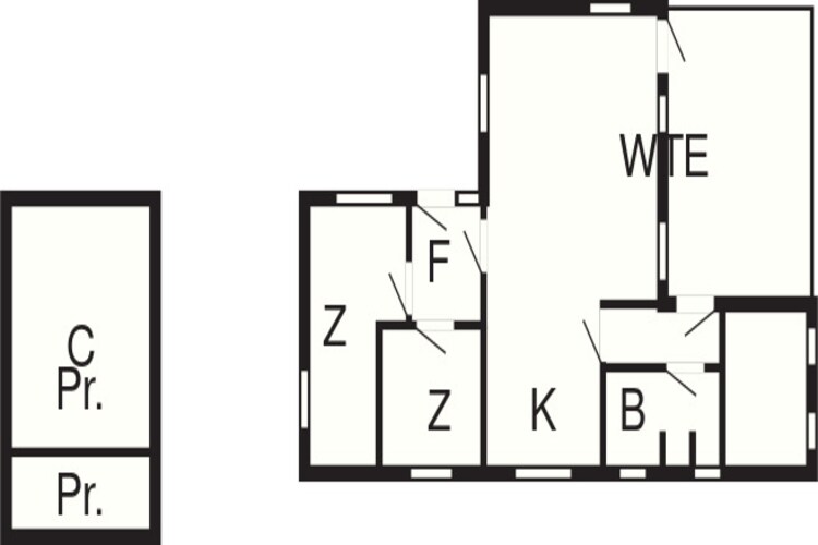 4 persoons vakantie huis in Oksbøl-Plattegrond