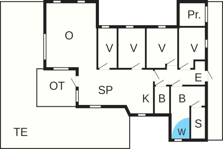 8 person holiday home in Juelsminde-Floor plan