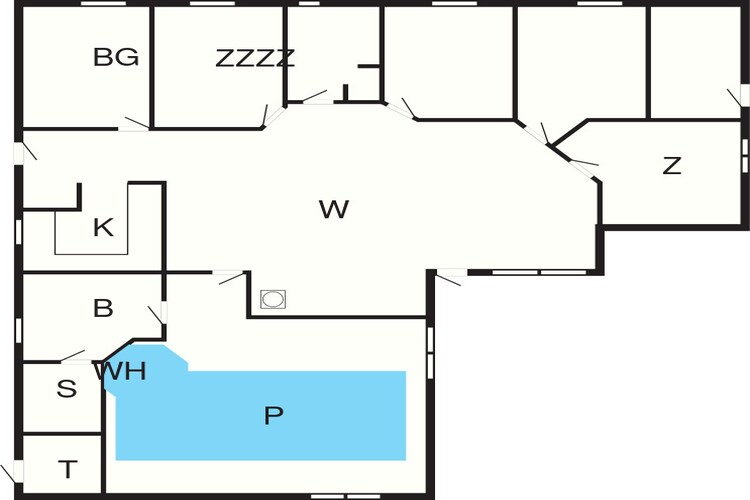 12 persoons vakantie huis in Nordborg-Plattegrond