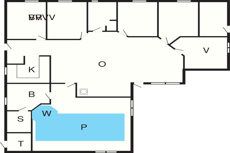 12 persoons vakantie huis in Nordborg-Plattegrond