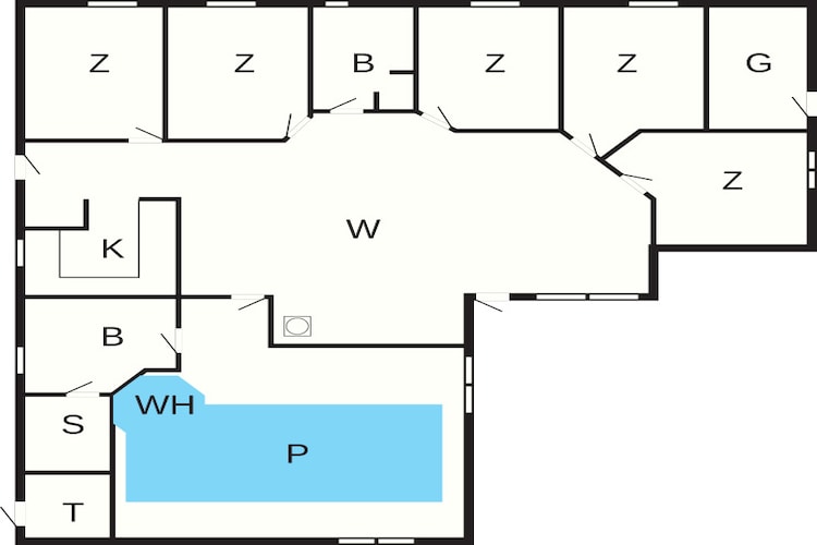 12 persoons vakantie huis in Nordborg-Plattegrond