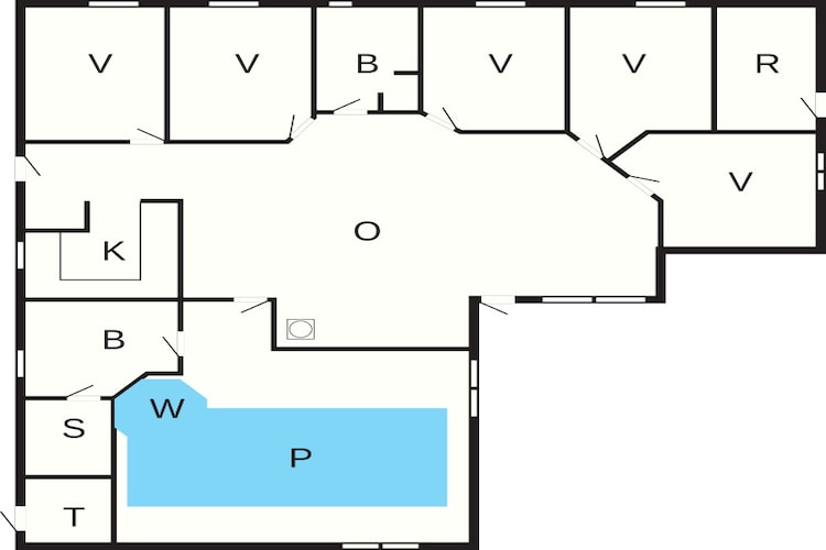 12 persoons vakantie huis in Nordborg-Plattegrond