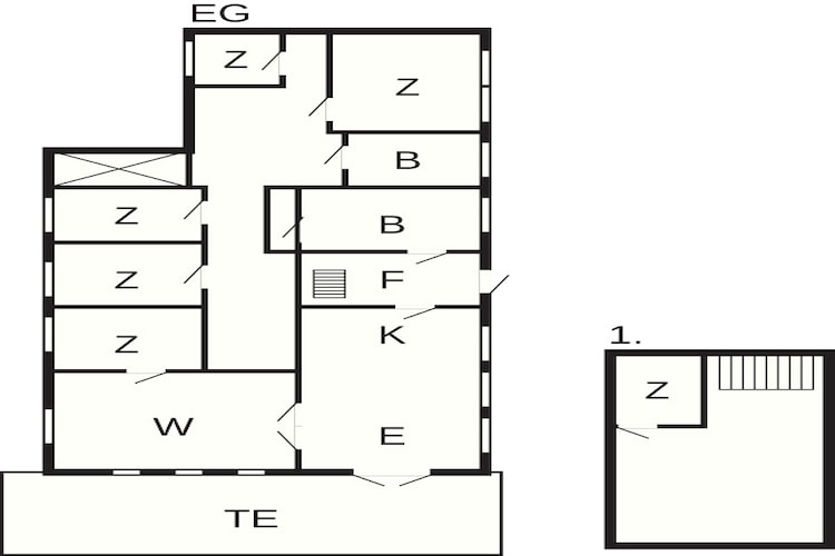 10 persoons vakantie huis in Thisted-Plattegrond