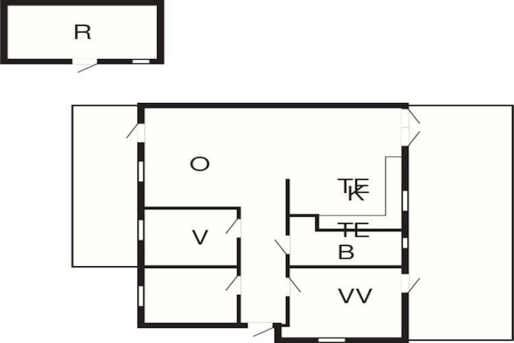 6 persoons vakantie huis in Gilleleje-Plattegrond