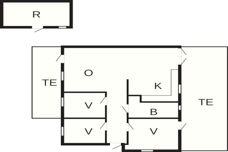 6 persoons vakantie huis in Gilleleje-Plattegrond