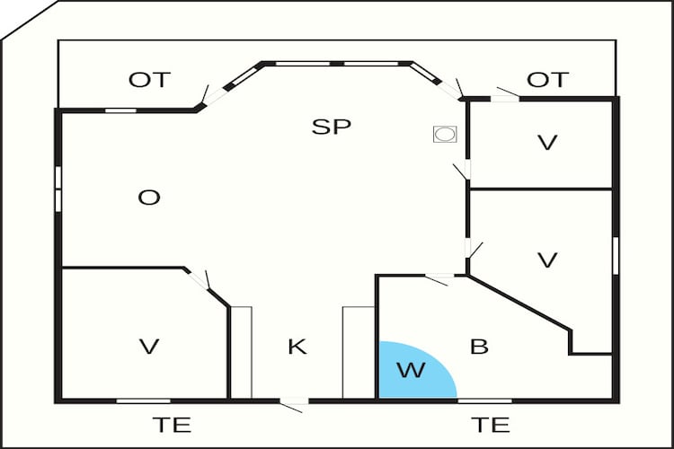 6 persoons vakantie huis in Ulfborg-Plattegrond