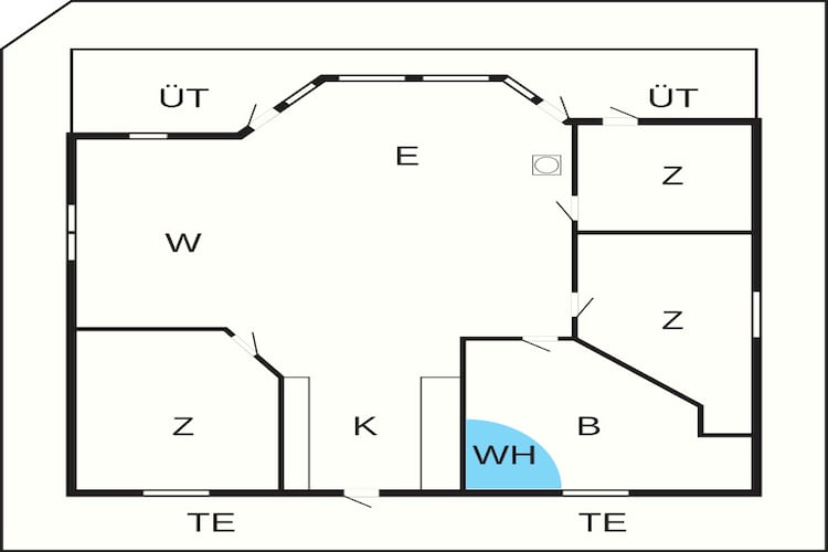 6 persoons vakantie huis in Ulfborg - Plattegrond
