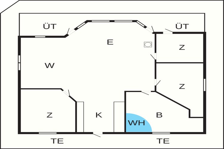6 persoons vakantie huis in Ulfborg - Plattegrond