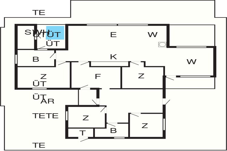 12 persoons vakantie huis in Haderslev-Plattegrond