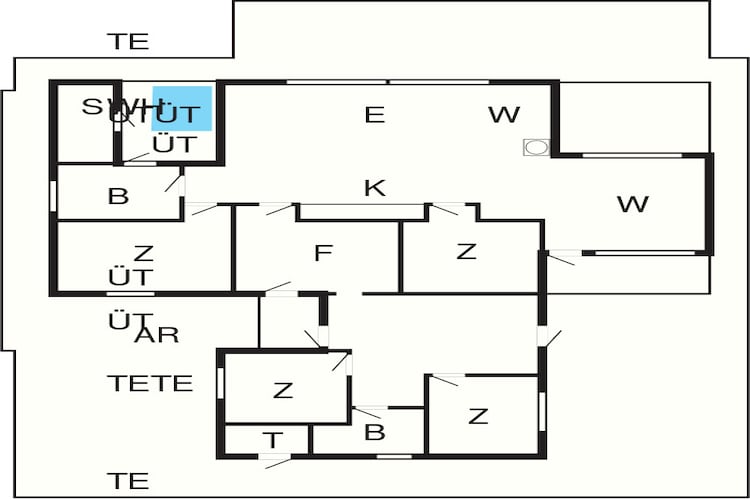 Maison de vacances pour 12 a Haderslev - Plan