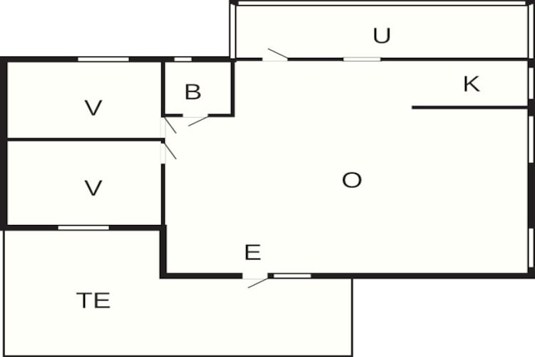 6 persoons vakantie huis in SÖLVESBORG - Plattegrond