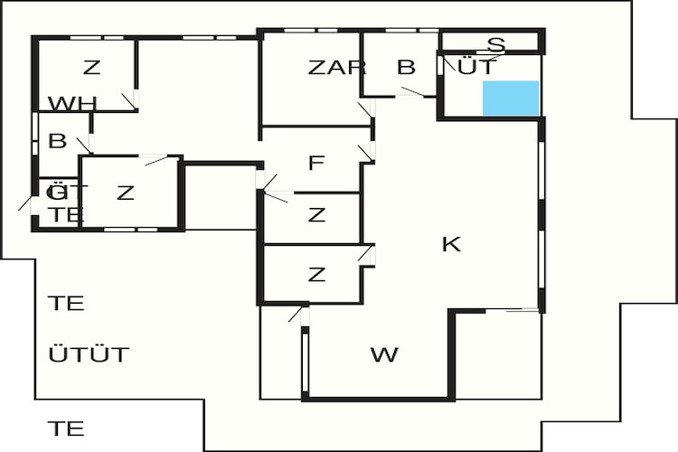 12 persoons vakantie huis in Haderslev-Plattegrond