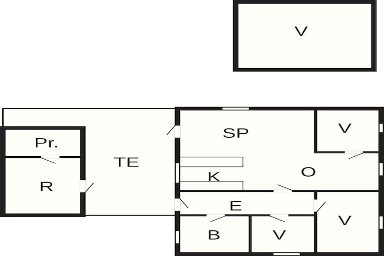 6 persoons vakantie huis in Hemmet - Plattegrond