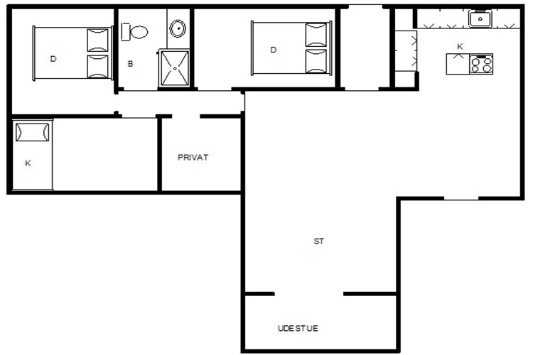 6 persoons vakantie huis in Fanø-By Traum-Plattegrond