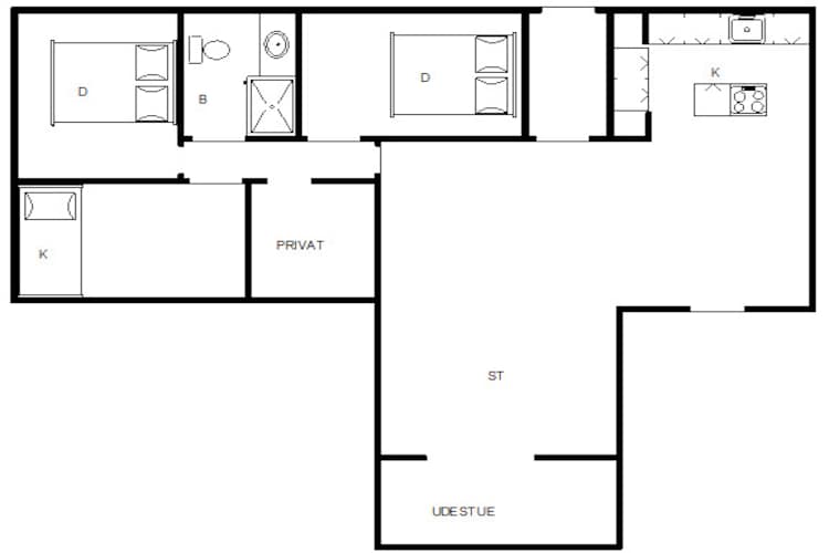 6 persoons vakantie huis in Fanø-By Traum-Plattegrond