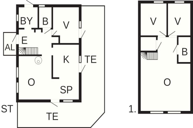 Maison de vacances pour 5 a BÅSTAD - Plan