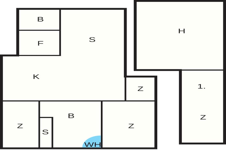8 persoons vakantie huis in Løkken-By Traum - Plattegrond
