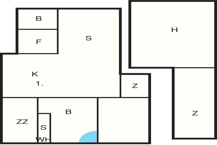 8 persoons vakantie huis in Løkken-By Traum - Plattegrond