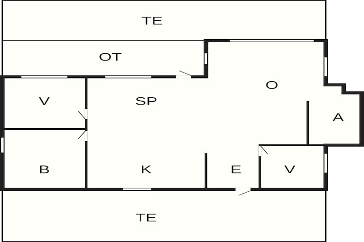 6 persoons vakantie huis in Hadsund-By Traum - Plattegrond