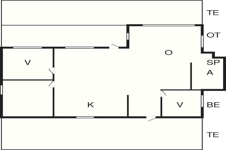 6 persoons vakantie huis in Hadsund-By Traum - Plattegrond