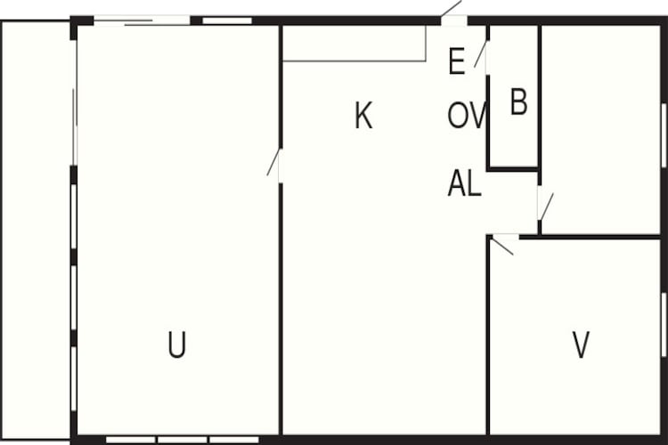Maison de vacances pour 6 a LJUSDAL-By Traum - Plan