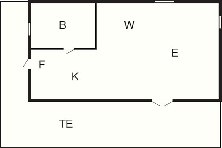 2 person holiday home in MARSTRAND-By Traum-Floor plan