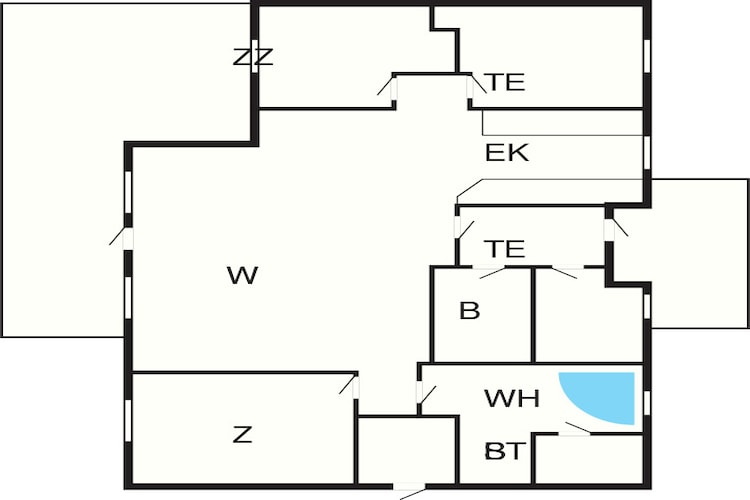 Schilderachtig verblijf bij de golfclub - Plattegrond