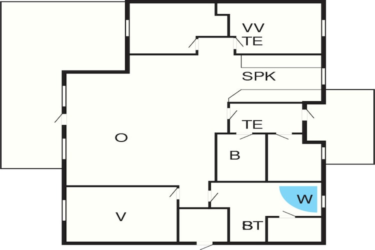 Schilderachtig verblijf bij de golfclub - Plattegrond