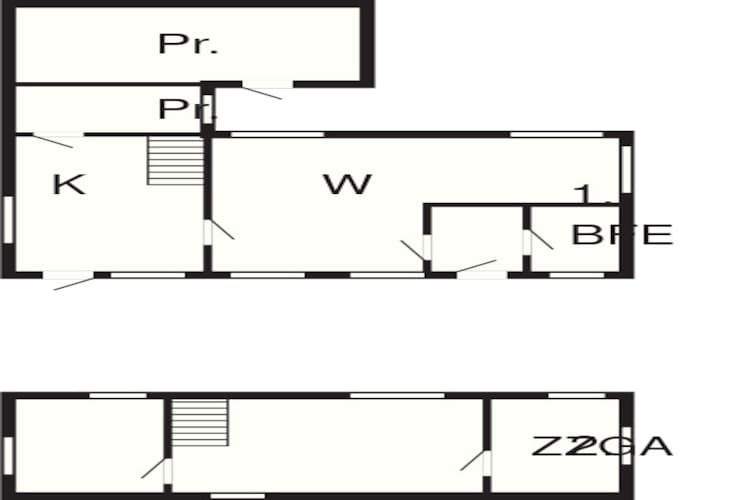 6 persoons vakantie huis in Svaneke-Plattegrond