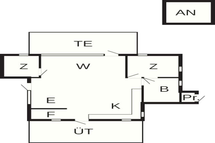 Gerestaureerd strandhuis -- By Traum Ferienwohnungen - Plattegrond