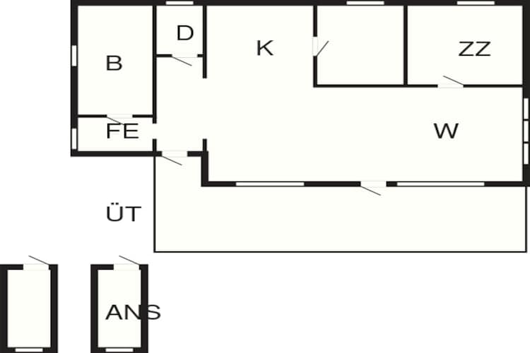 Maison de vacances pour 7 a JARFJORD-By Traum-Plan d'étage