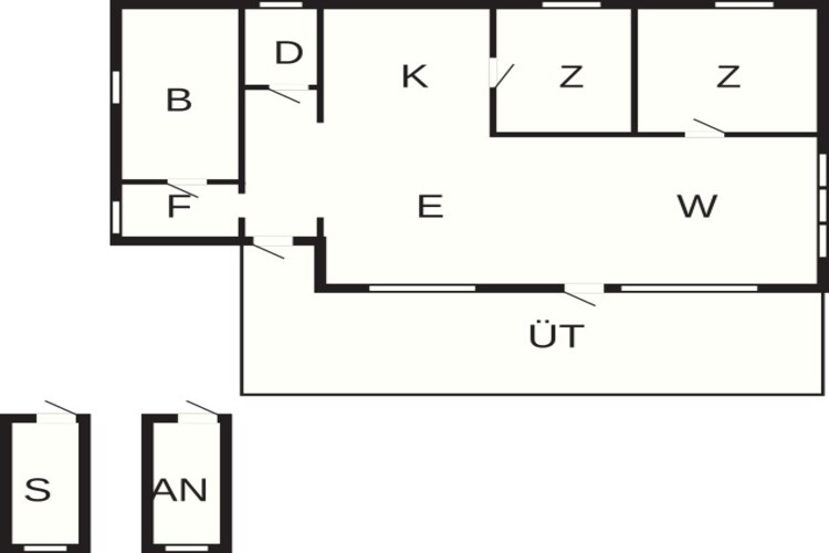 Maison de vacances pour 7 a JARFJORD-By Traum - Plan